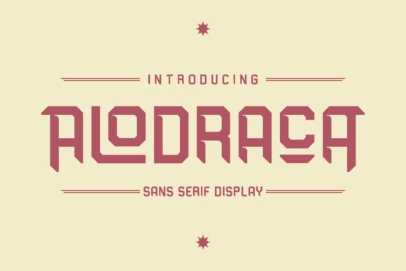 Alodraca: A Serif Font That Elevates Campaign Design