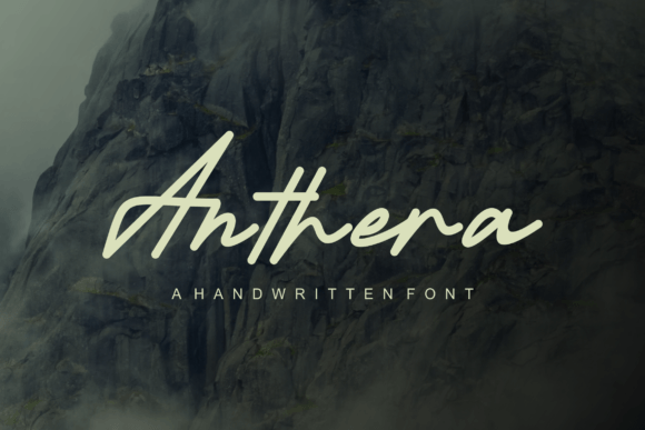 Anthera Font for Modern Web Design