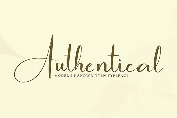 Authentical: The Script Font That Elevates Your Brand’s Message