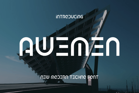 Awemen Font for Handmade Creations