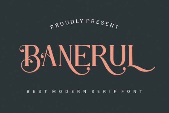 Banerul Serif Font for Bold Web Design