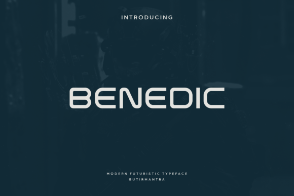 Benedic: A Modern Font for Sleek Branding