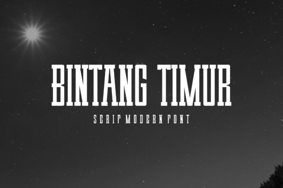 Bintangtimur Font for Modern Web Design