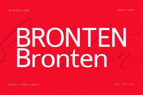 Bronten: The Serif Font That Elevates Your Campaigns