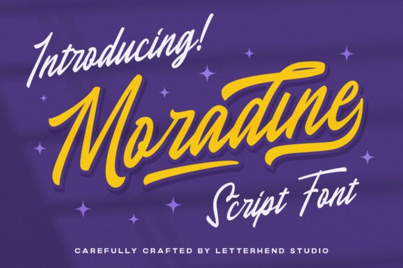 Discover Moradine: A Modern Script Font for Creative Projects