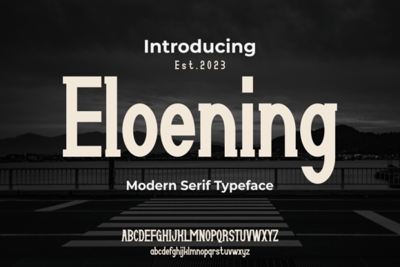 Eloening Serif Font for Web Design