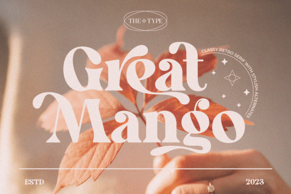 Great Mango: A Modern Serif Font for Impactful Branding