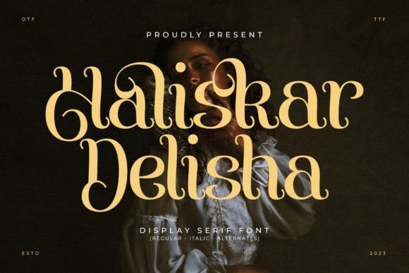 Haliskar Delisha: A Serif Font That Elevates Handmade Creations