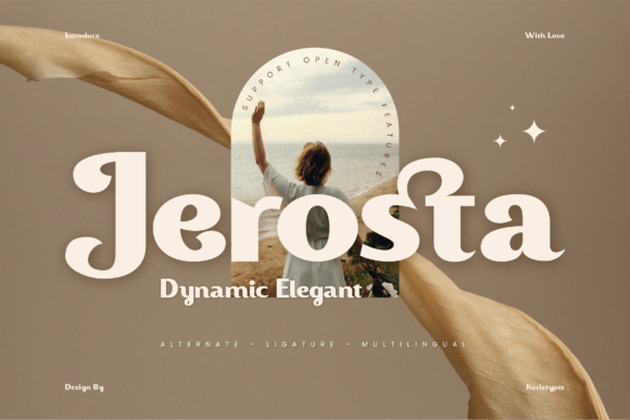 Jerosta: A Modern Sans Serif Font for Editorial Elegance