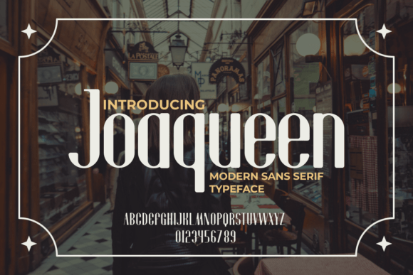 Joaqueen: A Bold Sans Serif Font for Modern Branding