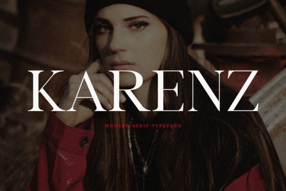 Karenz: A Modern Sans Serif Font for Editorial Design
