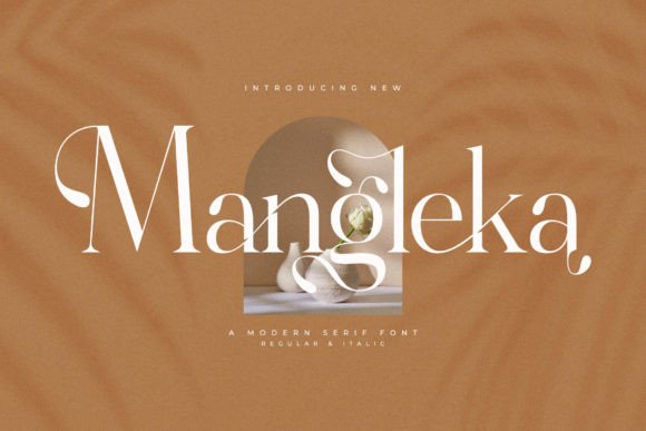 Mangleka Serif Font for Elegant Editorial Design