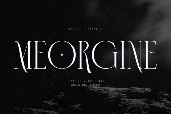 Meorgine Typeface for Elegant Branding