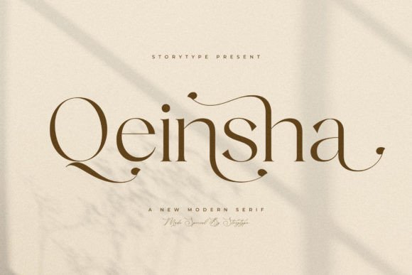 Qeinsha Serif Font for Handmade Creations