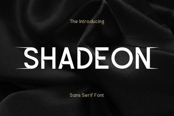Shadeon Sans Serif Font for Editorial Design