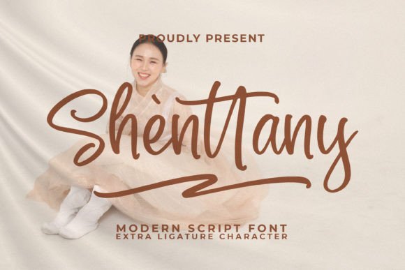 Shenttany: A Dazzling Script Font for Web Design