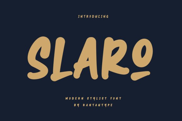 Slaro: A Bold Handwritten Font for Dynamic Campaigns