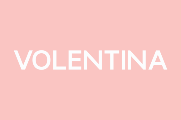 Volentina: A Modern Sans Serif Font for Branding Projects